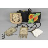 Six Vintage Lady's Handbags