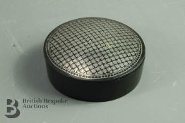 Niello Circular Trinket Box