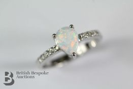 Silver and CZ Ring