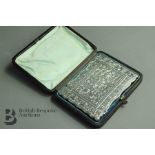 Silver Victorian Card Case