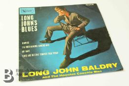 "Long John's Blues" EP by Long John Baldry and The Hoochie Coochie Men 7" 45rpm Record