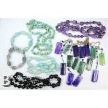 Natural Stone Beaded Necklaces