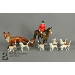 Beswick Group of Horse and Hounds