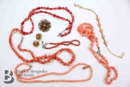 Assorted Coral Jewellery