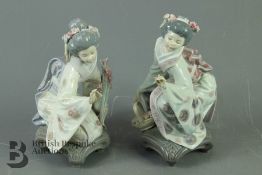 Lladro Figurines - Geisha