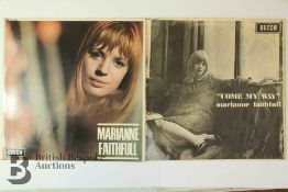 Two LP Records By Marianne Faithfull