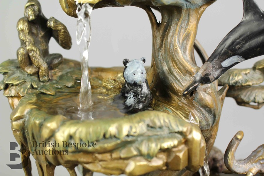 Bronze Creations of the Earth Table Fountain - Image 13 of 19