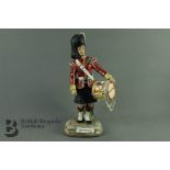 Michael Sutty - Painted Figure of a Gordon Highlander Regiment Drummer