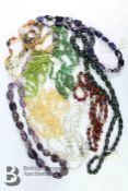 Assorted Hardstone Necklaces