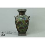 Qing Dynasty Chinese Cloisonne Vase