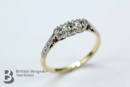 18ct Yellow Gold and Diamond Ring