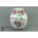 Famille Rose Ginger Jar and Cover