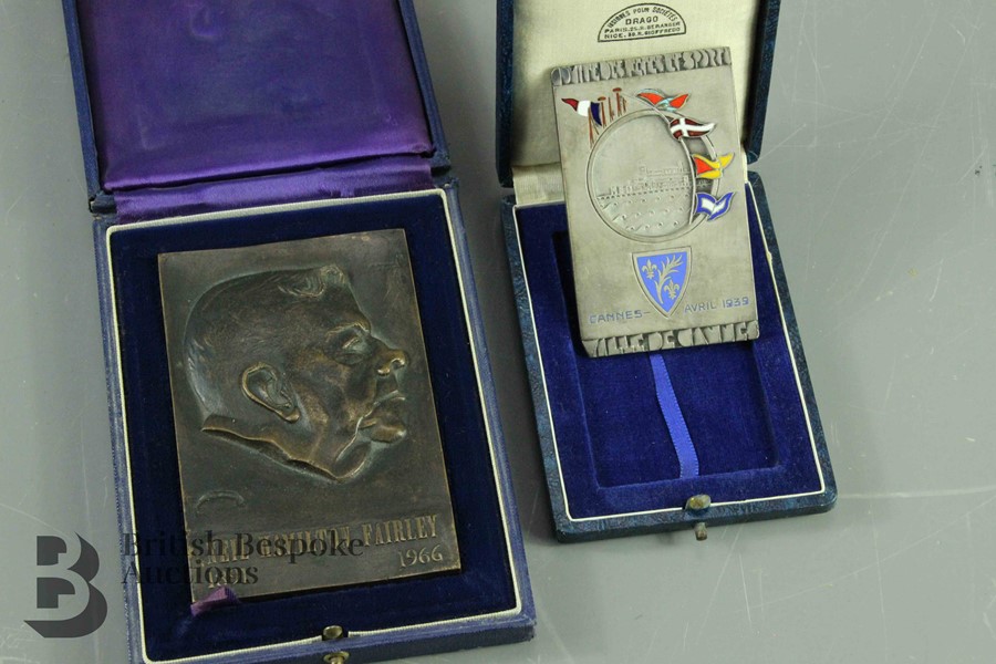Ville de Cannes Sporting Medallion April 1939 - Image 2 of 4