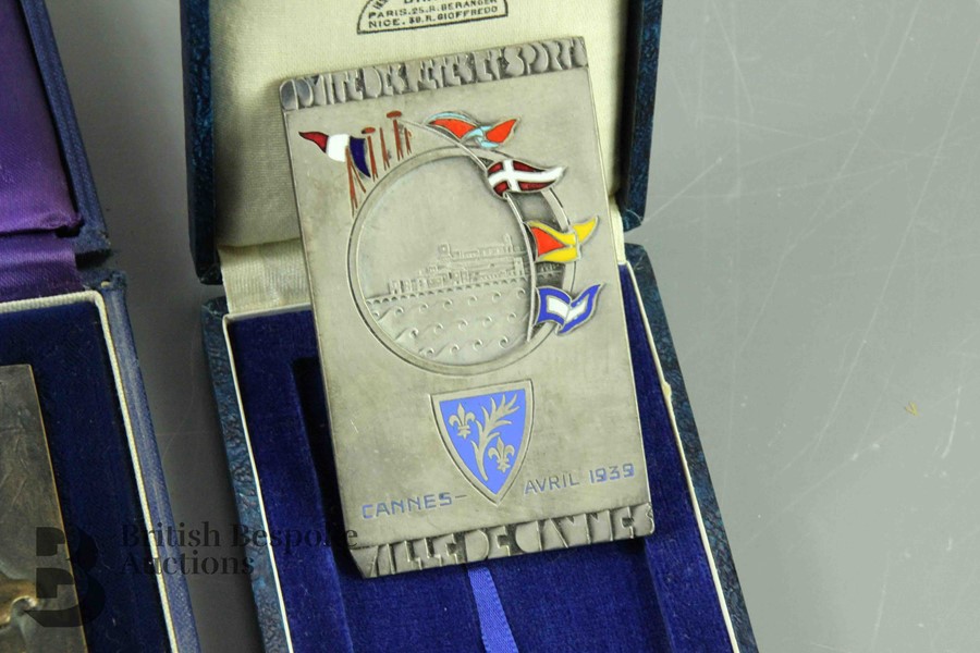 Ville de Cannes Sporting Medallion April 1939 - Image 3 of 4