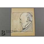 Henry James - Pen and Wash Caricature