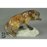 Beswick Figurine of a Mountain Lion