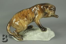 Beswick Figurine of a Mountain Lion