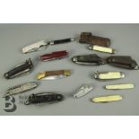 Collection of Pen Knives and Knives