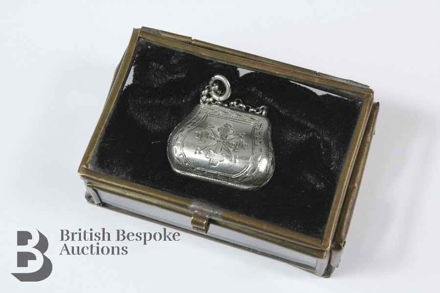 Victorian Silver Handbag Vinaigrette - Image 2 of 9