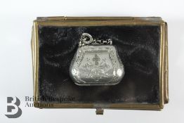 Victorian Silver Handbag Vinaigrette