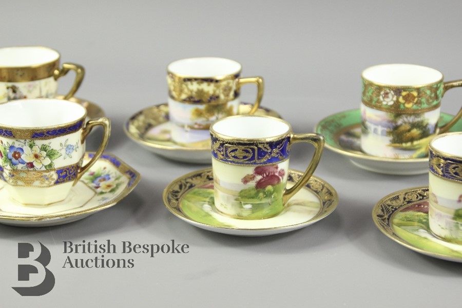 Nine Noritake Tea Cups and Saucers - Image 7 of 11