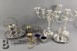 A Collection of Silver Plate