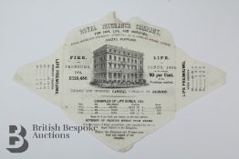 1856 Royal Insurance Advertising Envelope