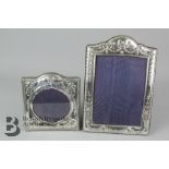 Two Silver Photo Frames