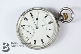 Leonard Hall Silver Pocket Watch