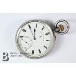 Leonard Hall Silver Pocket Watch