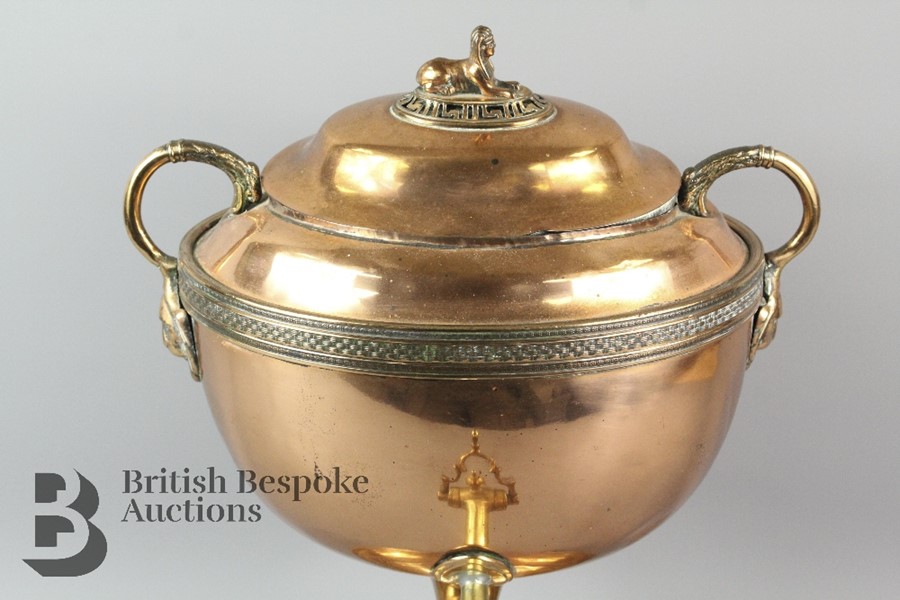 A 19th Century Copper Samovar - Image 9 of 14