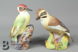 Two Royal Worcester Birds