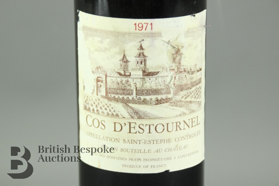 French Bottle of Wine Clos D'Estournel 1971 - Image 3 of 3