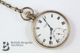 J.W. Benson 9ct Open Face Pocket Watch