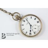 J.W. Benson 9ct Open Face Pocket Watch