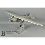 A Ford Trimotor AP452 Model Aircraft by Authentic Models