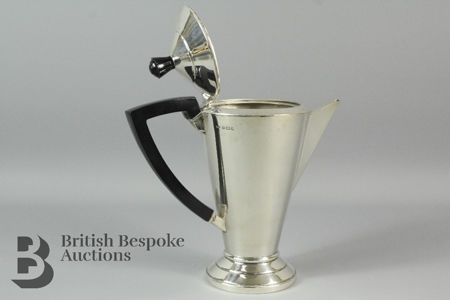 Art Deco Silver Tea Service - Image 4 of 14