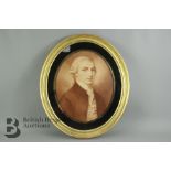 Sir Charles Price Sepia Portrait Print