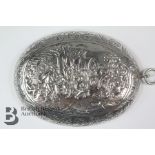 Oval Silver Plaque