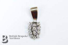 18ct Yellow and White Gold Pendant