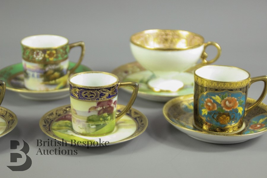 Nine Noritake Tea Cups and Saucers - Image 8 of 11