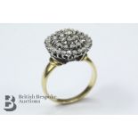 Lady's 18ct Yellow and White Gold Diamond Ring