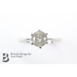 18ct White Gold Brilliant Cut Diamond