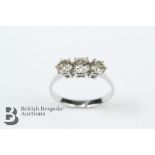 18ct White Gold Diamond Ring