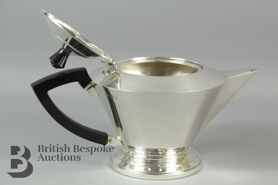 Art Deco Silver Tea Service - Image 7 of 14