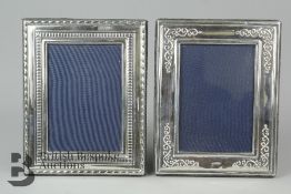 Two Silver Photo Frames