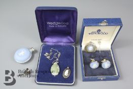 Wedgwood Cufflinks, Scent Bottles and Pendants