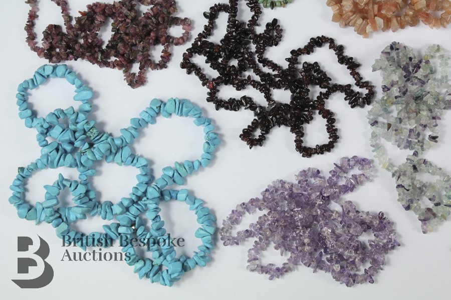 Miscellaneous Beaded Semi-Precious Stone Necklaces - Image 4 of 5