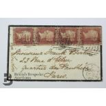 Jersey - 1860 Envelope to Paris