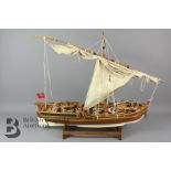 A Large Sail Boat Model